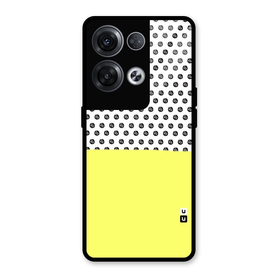 Plain and Pattern Glass Back Case for Oppo Reno8 Pro 5G