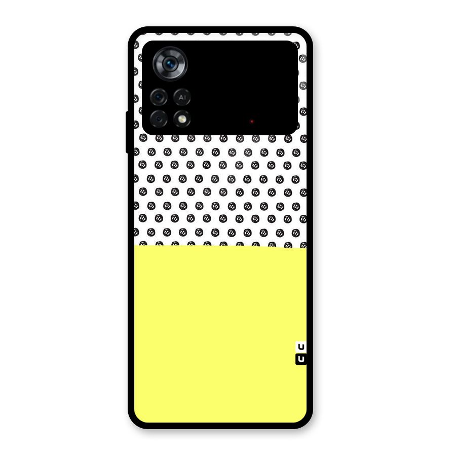 Plain and Pattern Glass Back Case for Poco X4 Pro 5G