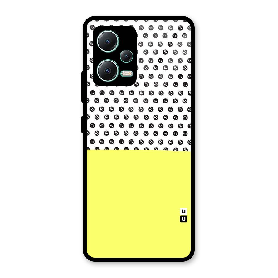 Plain and Pattern Glass Back Case for Redmi Note 12 5G