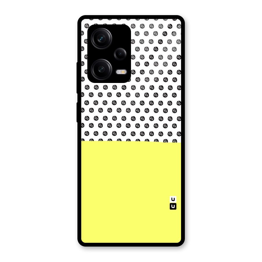 Plain and Pattern Glass Back Case for Redmi Note 12 Pro