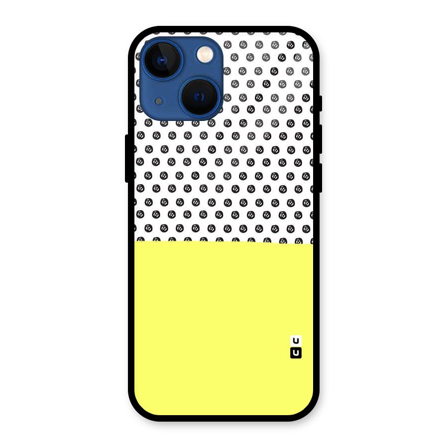 Plain and Pattern Glass Back Case for iPhone 13 Mini
