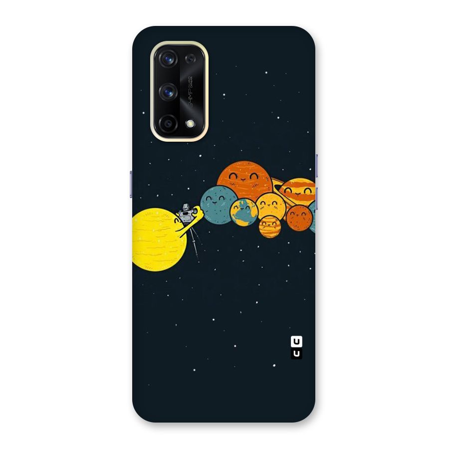 Planet Family Glass Back Case for Realme X7 Pro