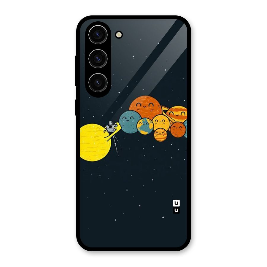 Planet Family Glass Back Case for Galaxy S23 Plus