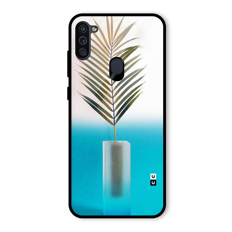 Plant Home Art Glass Back Case for Galaxy M11