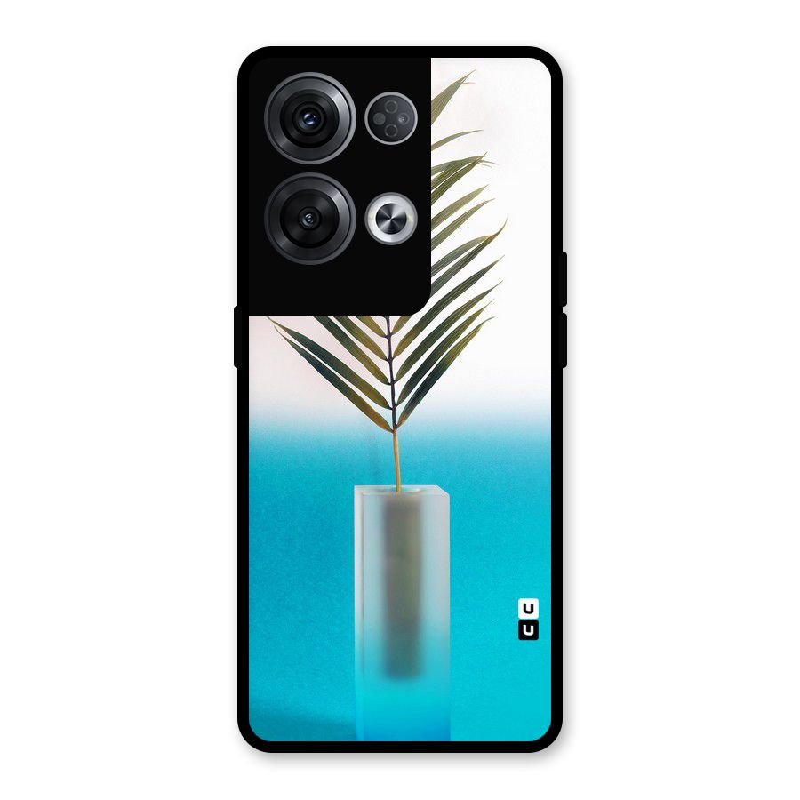 Plant Home Art Glass Back Case for Oppo Reno8 Pro 5G