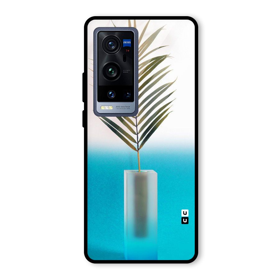 Plant Home Art Glass Back Case for Vivo X60 Pro Plus