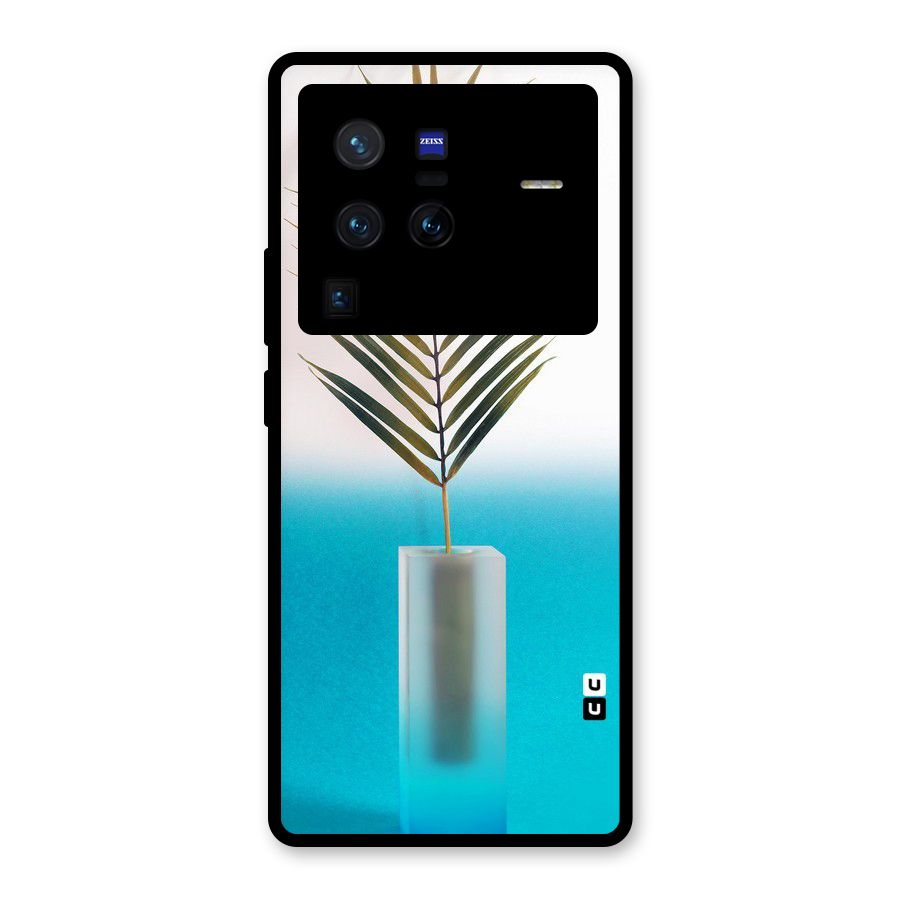 Plant Home Art Glass Back Case for Vivo X80 Pro