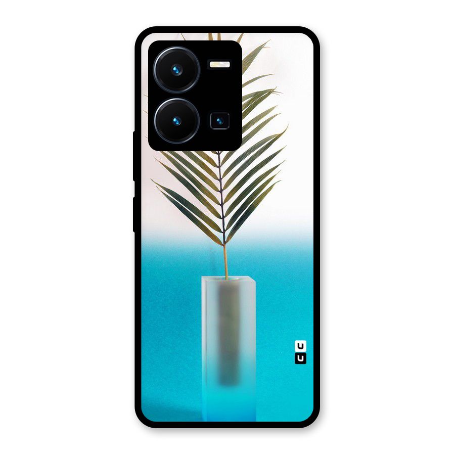Plant Home Art Glass Back Case for Vivo Y35