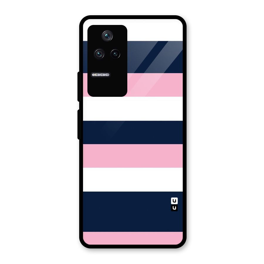 Play In Pastels Glass Back Case for Poco F4 5G