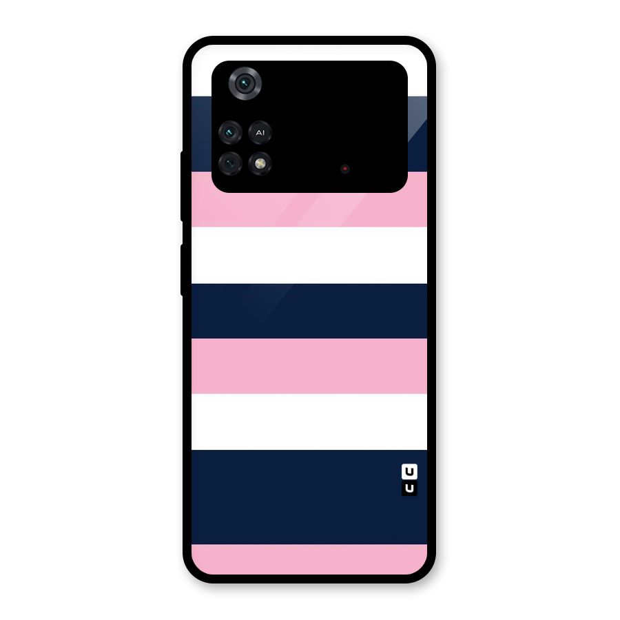 Play In Pastels Glass Back Case for Poco M4 Pro 4G