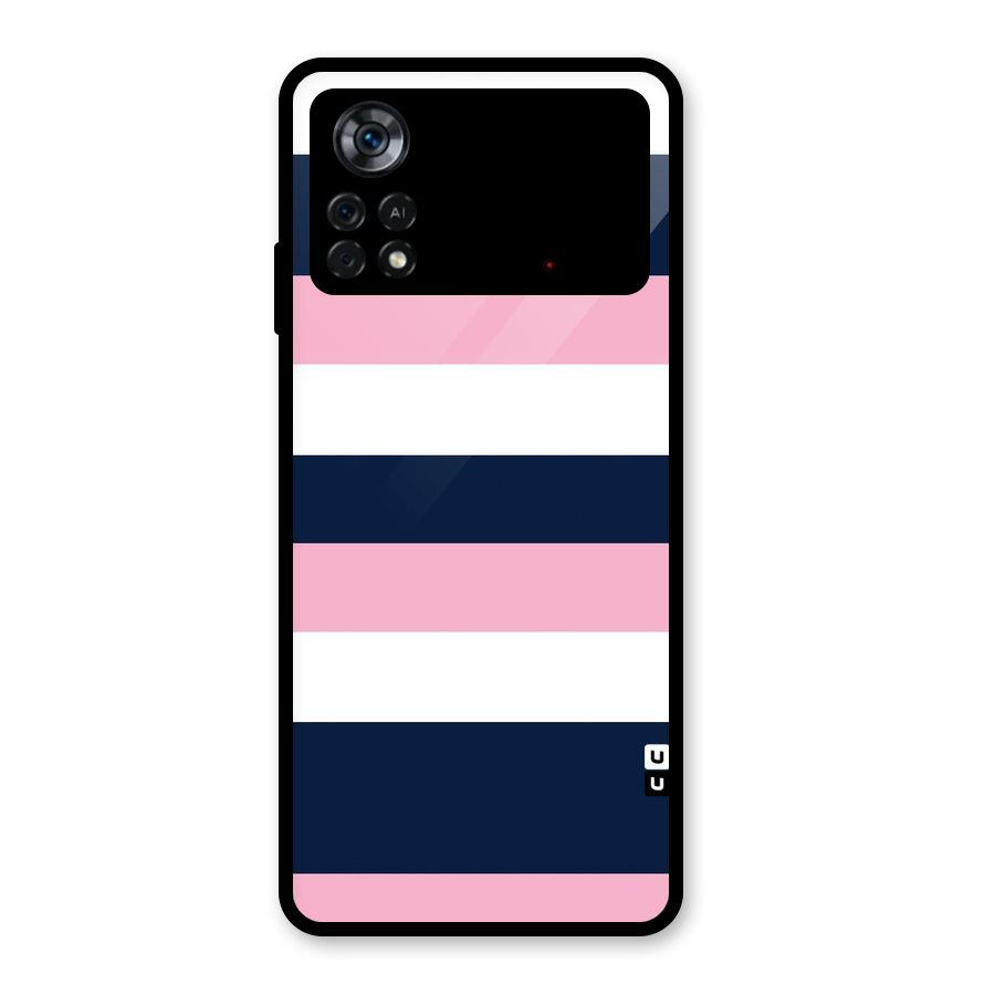 Play In Pastels Glass Back Case for Poco X4 Pro 5G