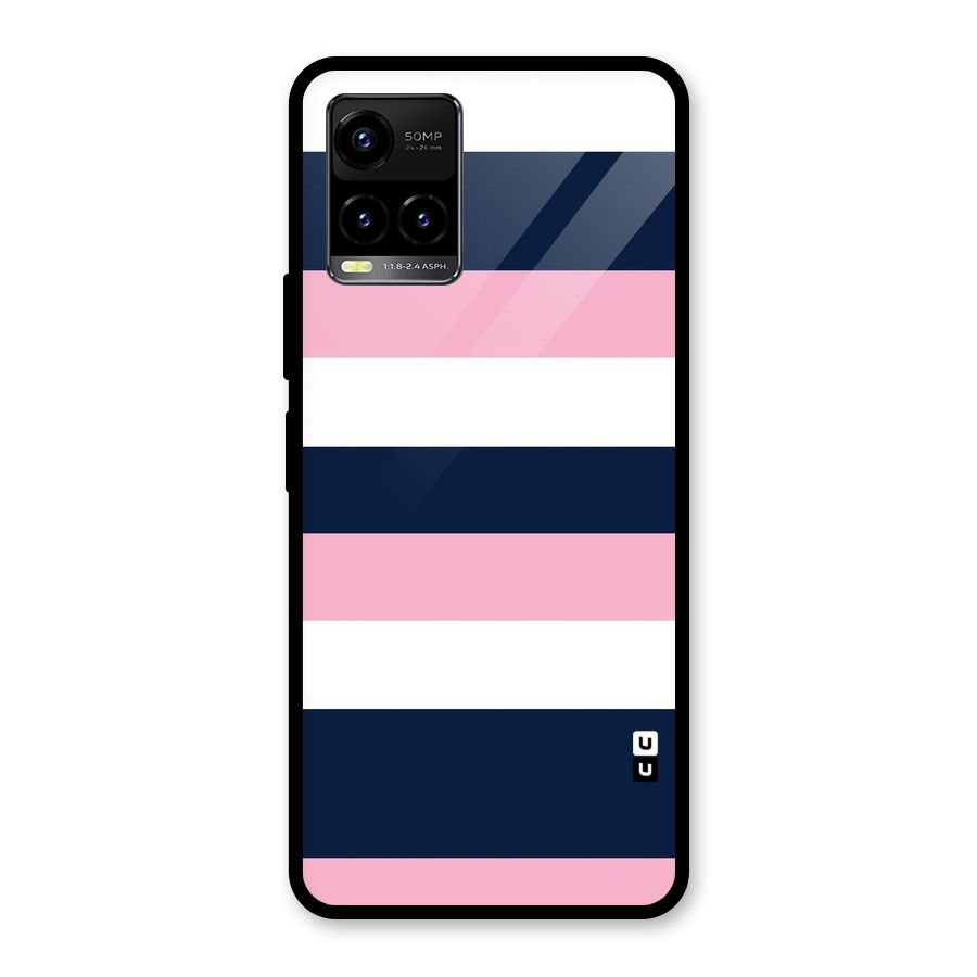 Play In Pastels Glass Back Case for Vivo Y21A