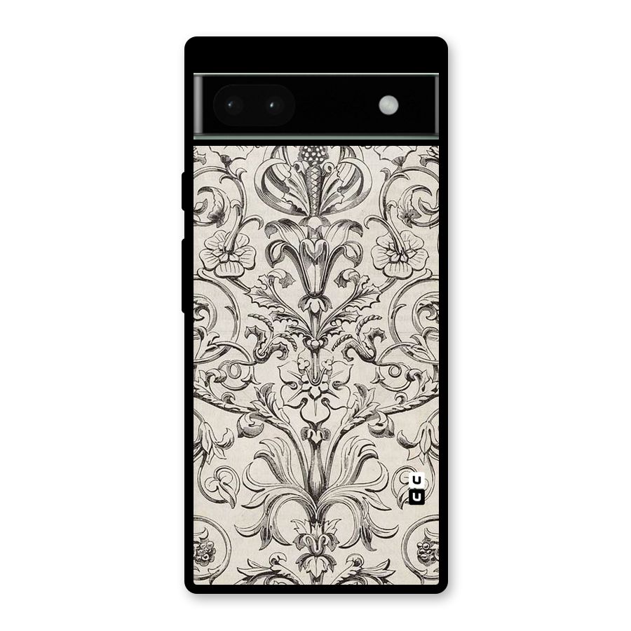 Pleasing Artsy Design Glass Back Case for Google Pixel 6a