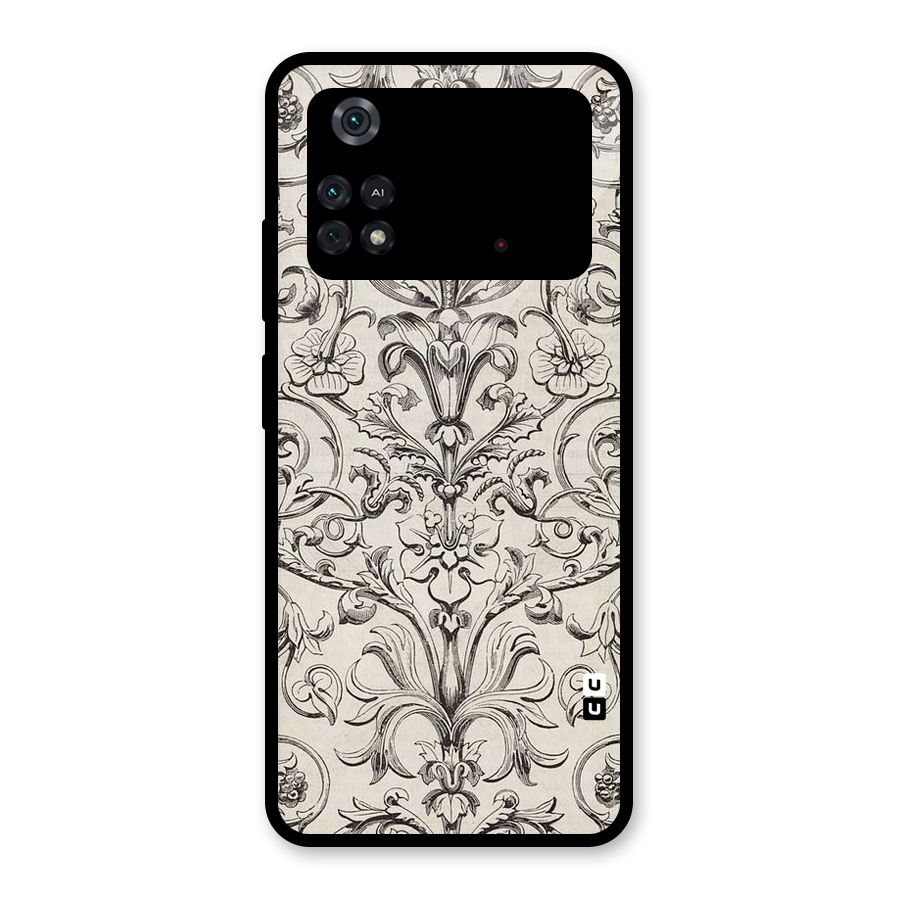 Pleasing Artsy Design Glass Back Case for Poco M4 Pro 4G