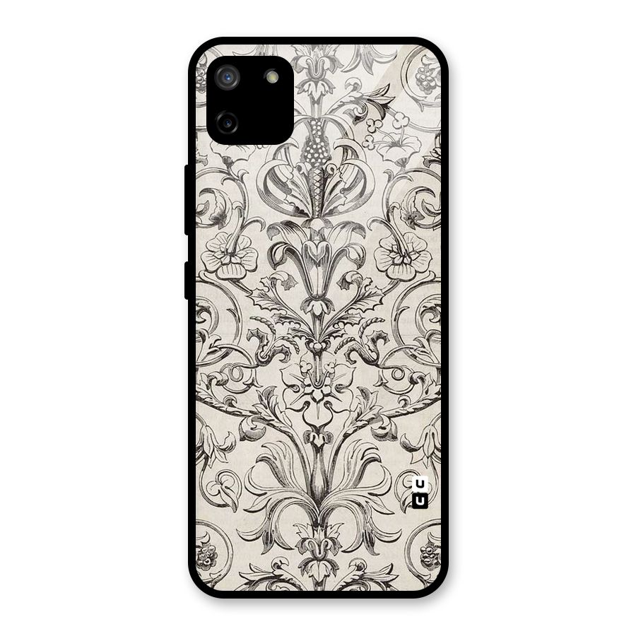 Pleasing Artsy Design Glass Back Case for Realme C11