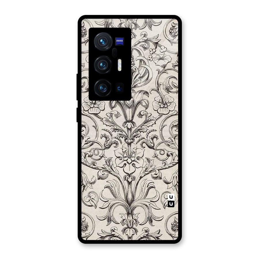 Pleasing Artsy Design Glass Back Case for Vivo X70 Pro Plus