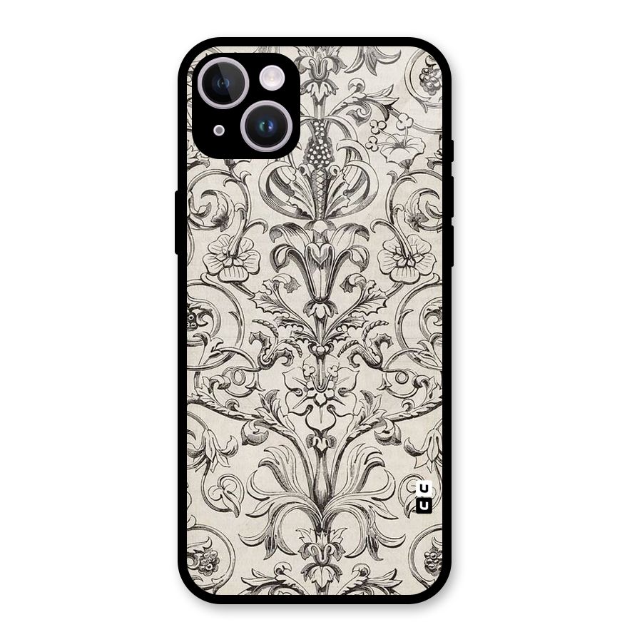 Pleasing Artsy Design Glass Back Case for iPhone 14 Plus