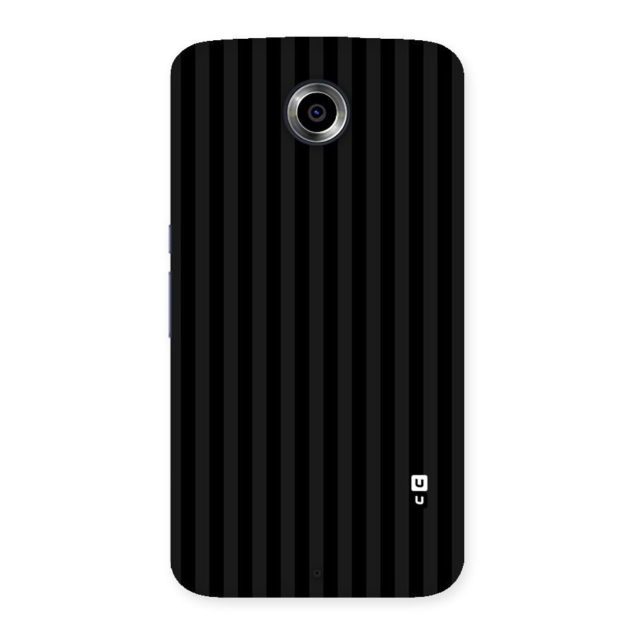 Pleasing Dark Stripes Back Case for Nexsus 6