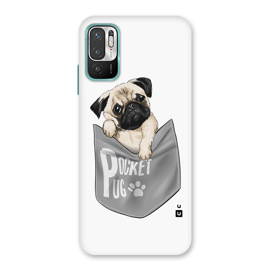 Pocket Pug Back Case for Redmi Note 10T 5G