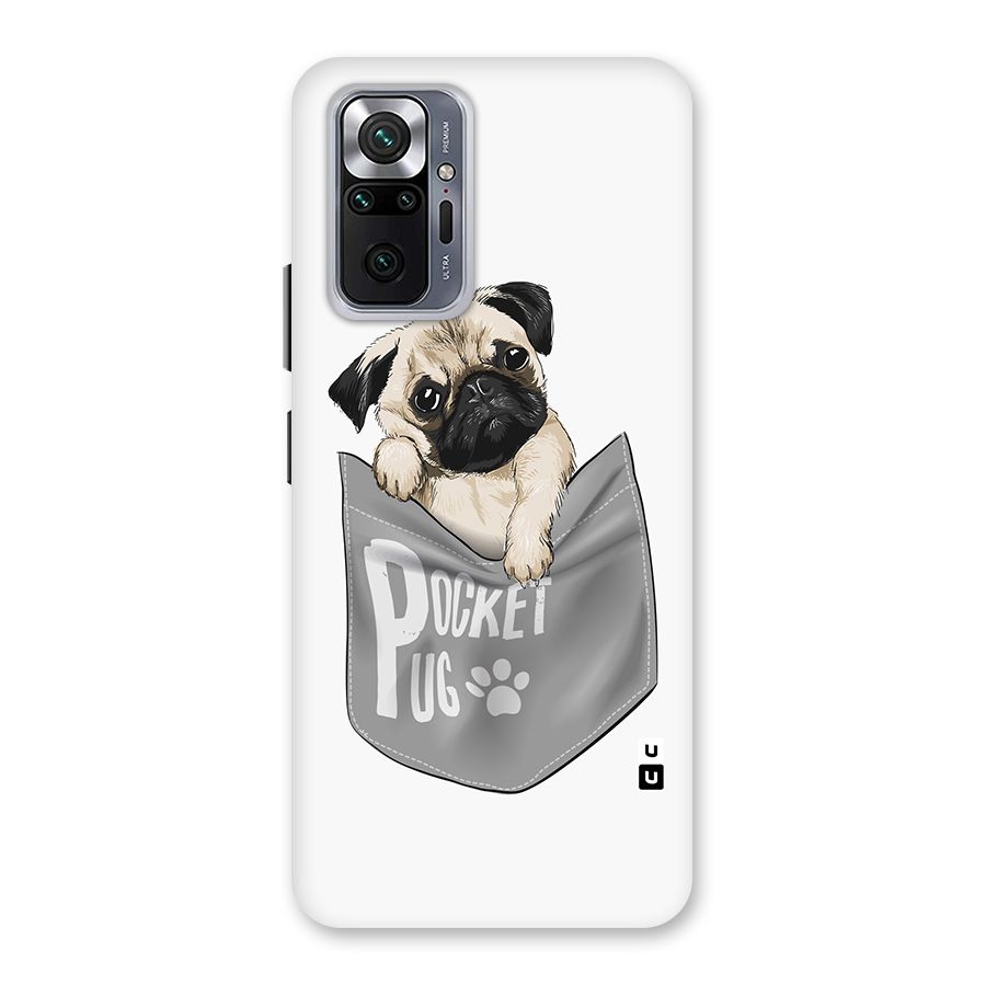 Pocket Pug Back Case for Redmi Note 10 Pro Max