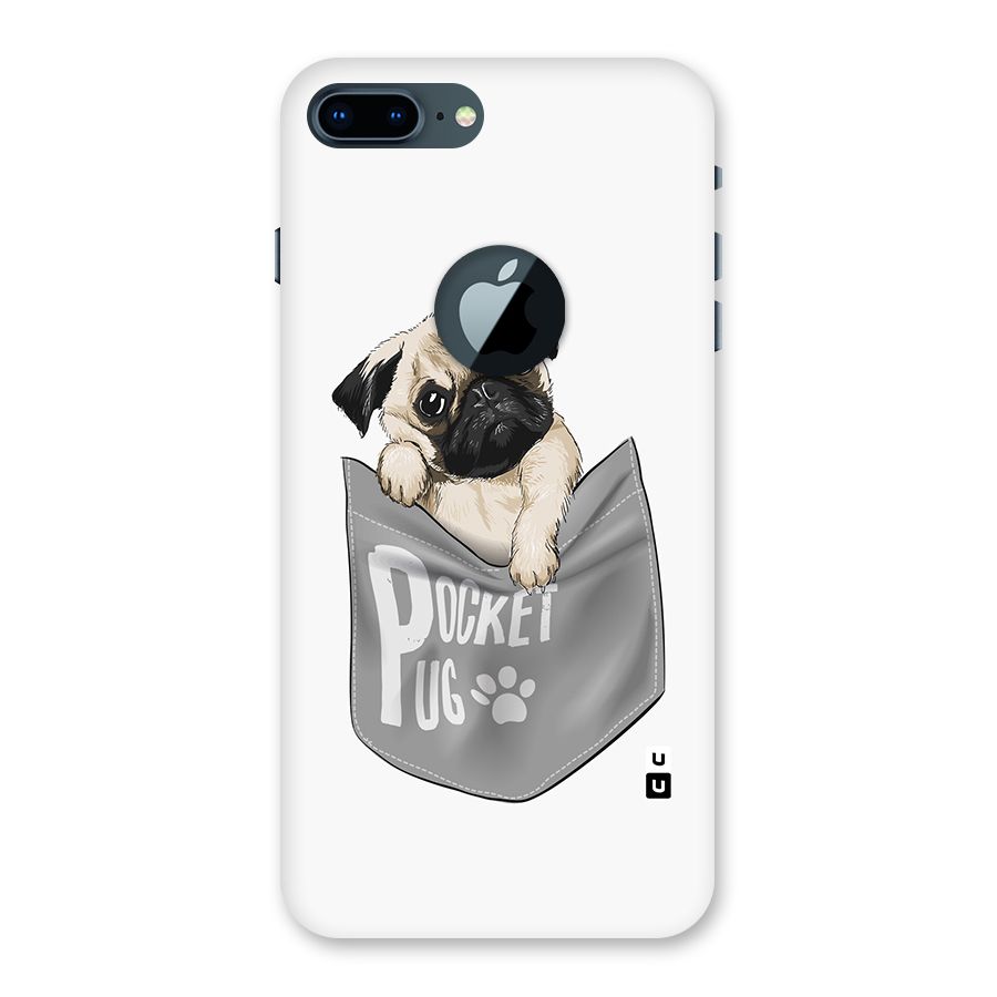 Pocket Pug Back Case for iPhone 7 Plus Logo Cut