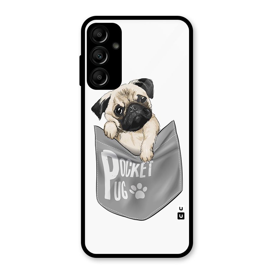 Pocket Pug Glass Back Case for Galaxy A14 5G