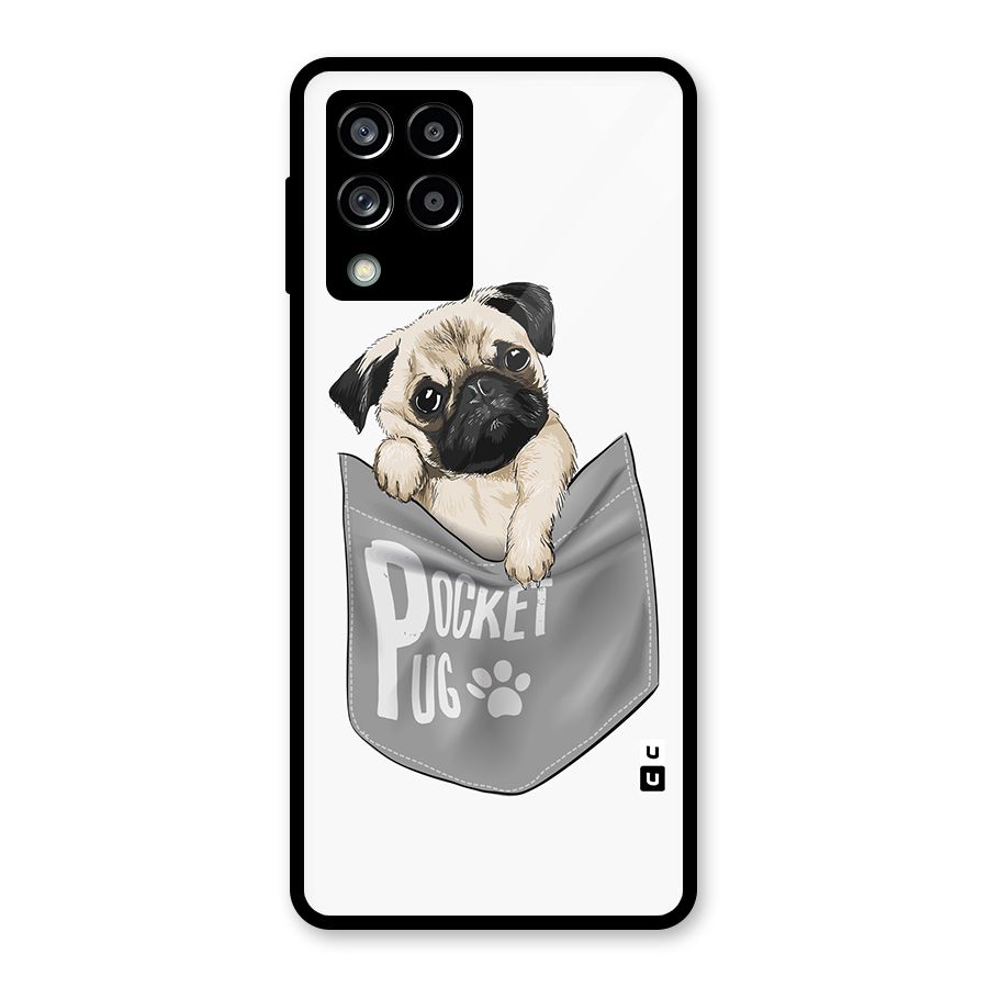 Pocket Pug Glass Back Case for Galaxy M53 5G