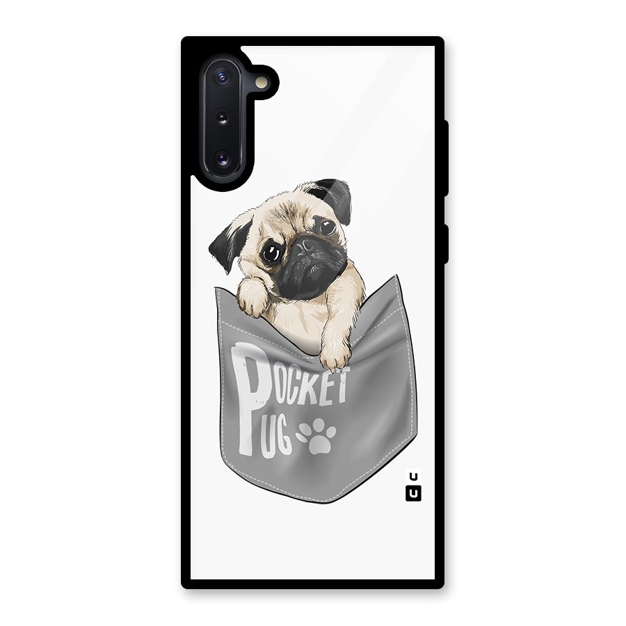 Pocket Pug Glass Back Case for Galaxy Note 10