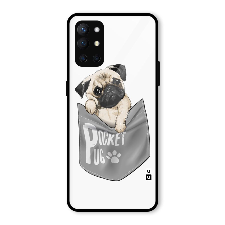 Pocket Pug Glass Back Case for OnePlus 9R