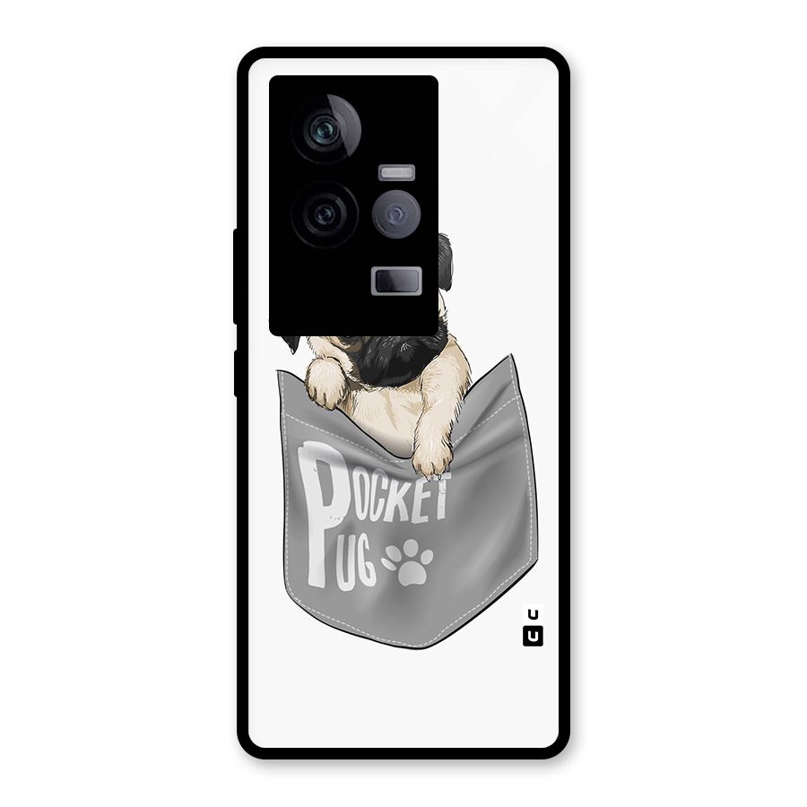 Pocket Pug Glass Back Case for Vivo iQOO 11 5G
