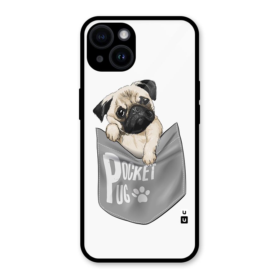 Pocket Pug Glass Back Case for iPhone 14