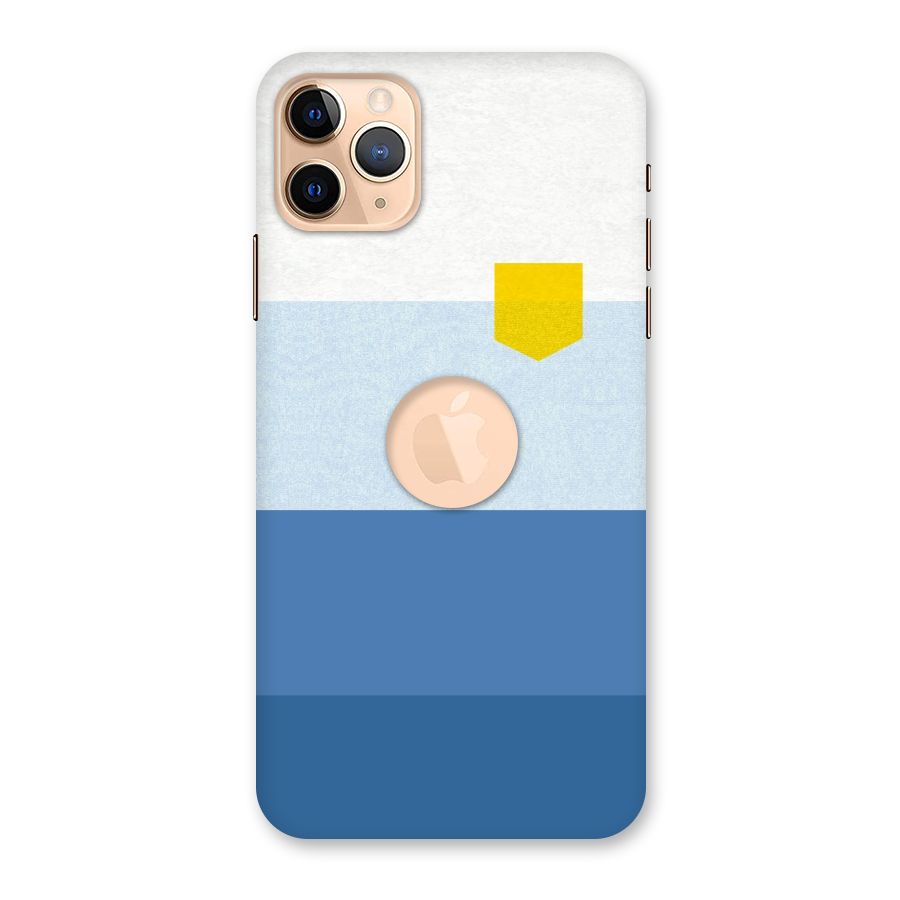 Pocket Stripes. Back Case for iPhone 11 Pro Max Logo Cut