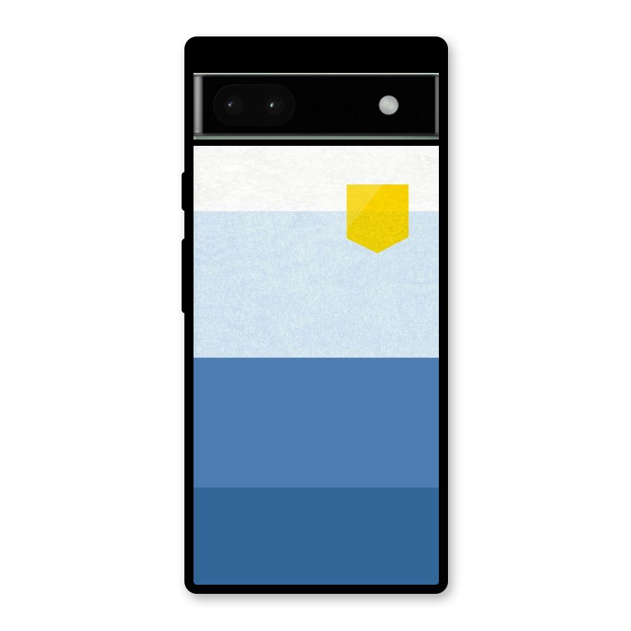 Pocket Stripes. Glass Back Case for Google Pixel 6a