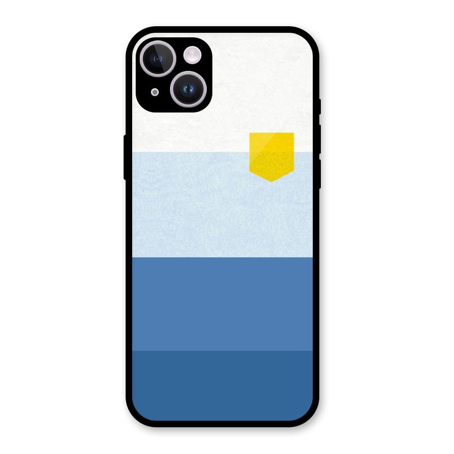 Pocket Stripes. Glass Back Case for iPhone 14 Plus