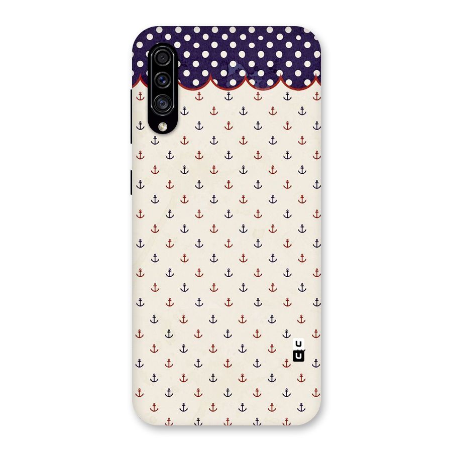 Polka Anchor Back Case for Galaxy A30s