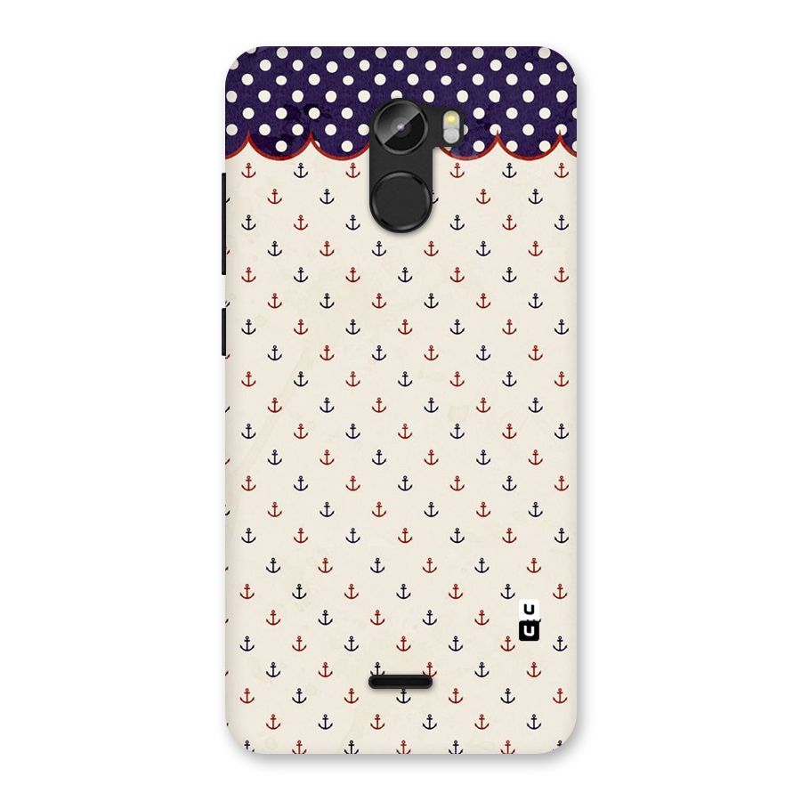 Polka Anchor Back Case for Gionee X1