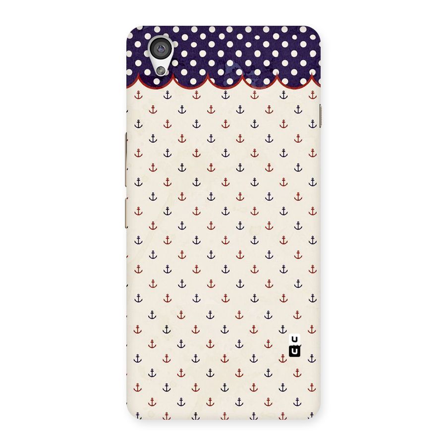 Polka Anchor Back Case for OnePlus X