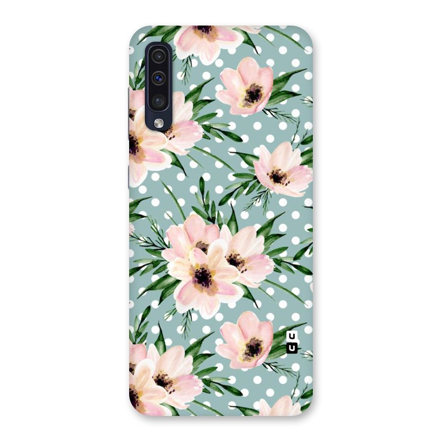 Polka Art Floral Back Case for Galaxy A50s
