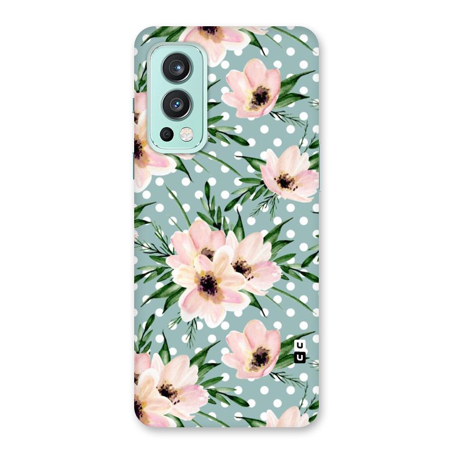 Polka Art Floral Back Case for OnePlus Nord 2 5G