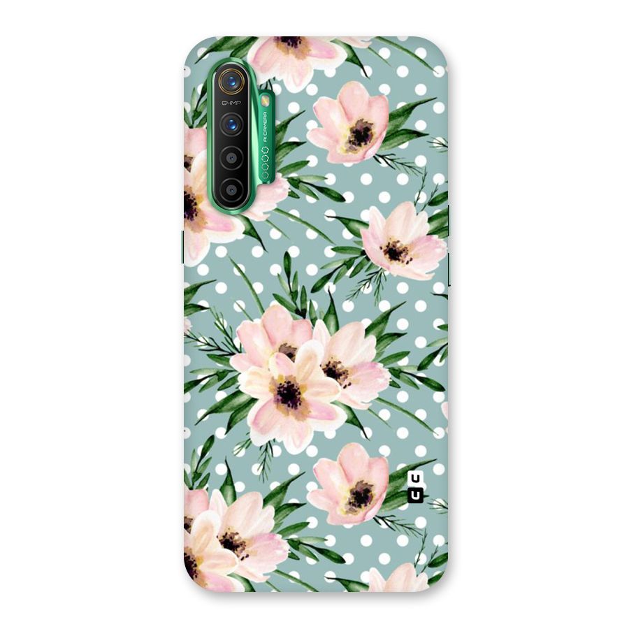 Polka Art Floral Back Case for Realme X2