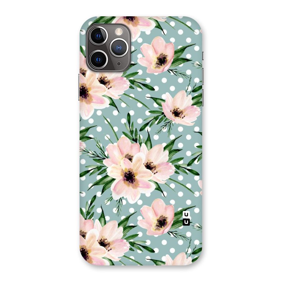 Polka Art Floral Back Case for iPhone 11 Pro Max