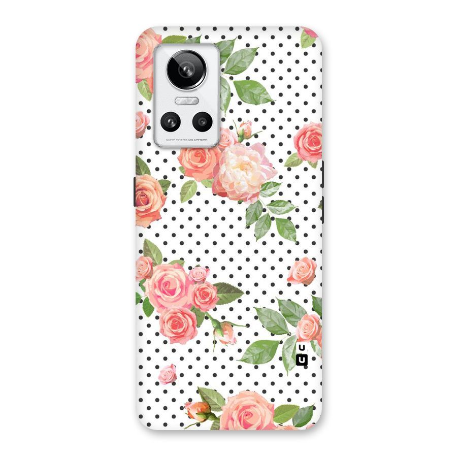 Polka Bloom White Back Case for Realme GT Neo 3