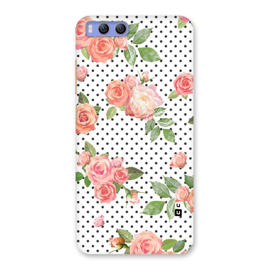 Polka Bloom White Back Case for Xiaomi Mi 6
