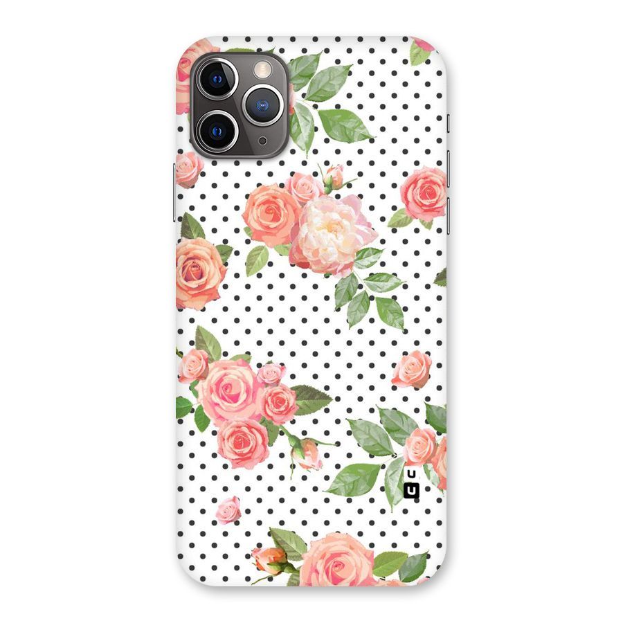 Polka Bloom White Back Case for iPhone 11 Pro Max