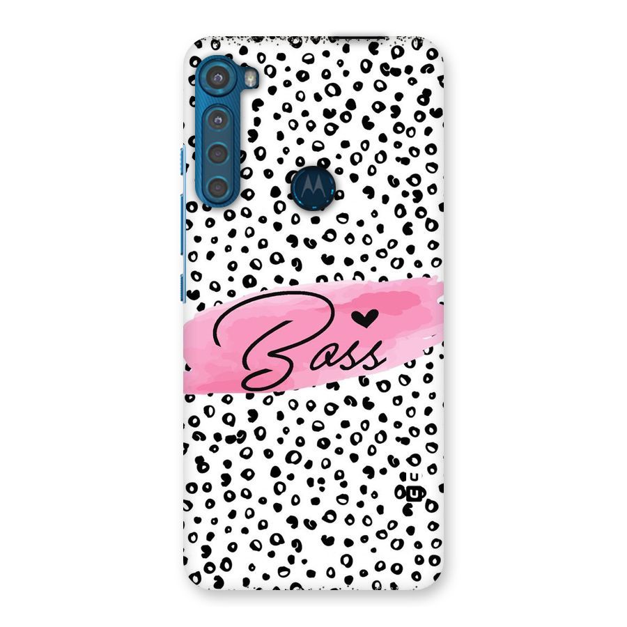Polka Boss Back Case for Motorola One Fusion Plus