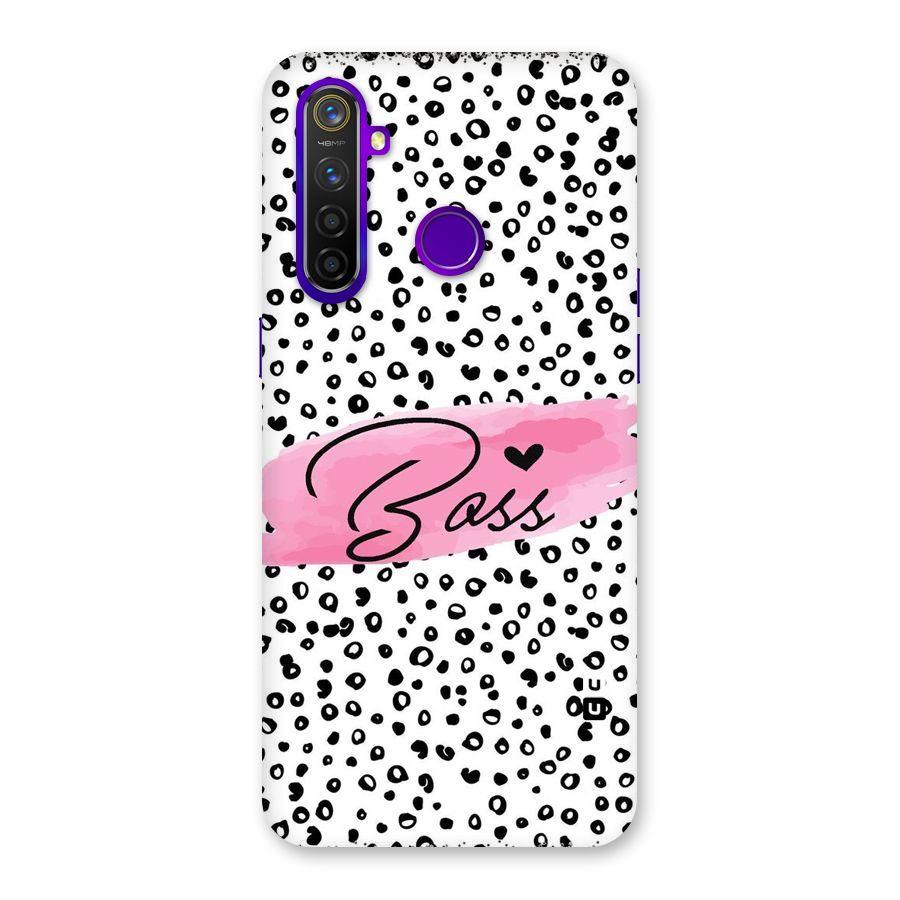 Polka Boss Back Case for Realme 5 Pro