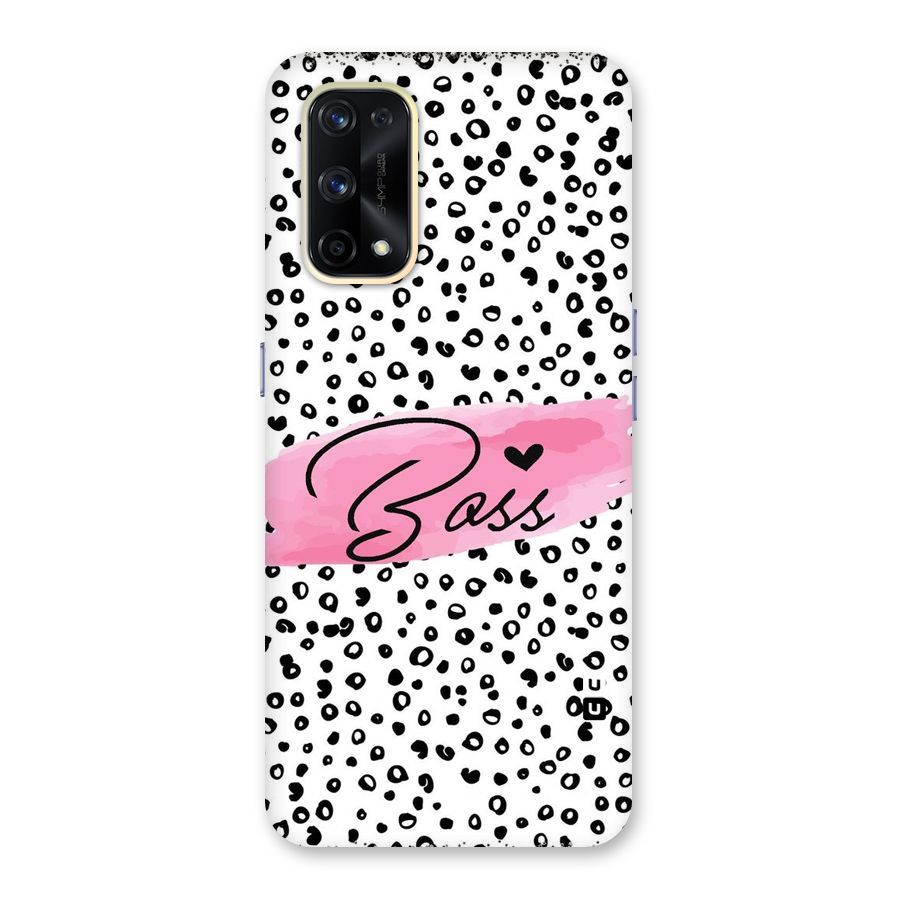Polka Boss Glass Back Case for Realme X7 Pro