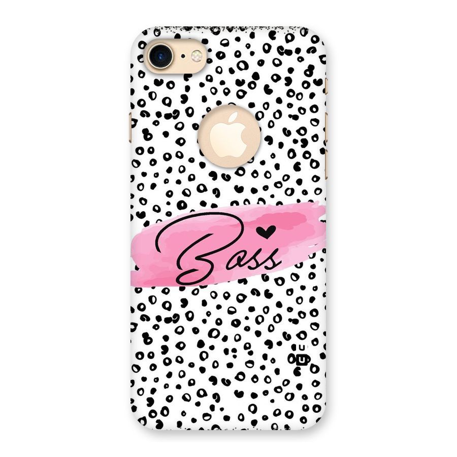 Polka Boss Back Case for iPhone 7 Logo Cut