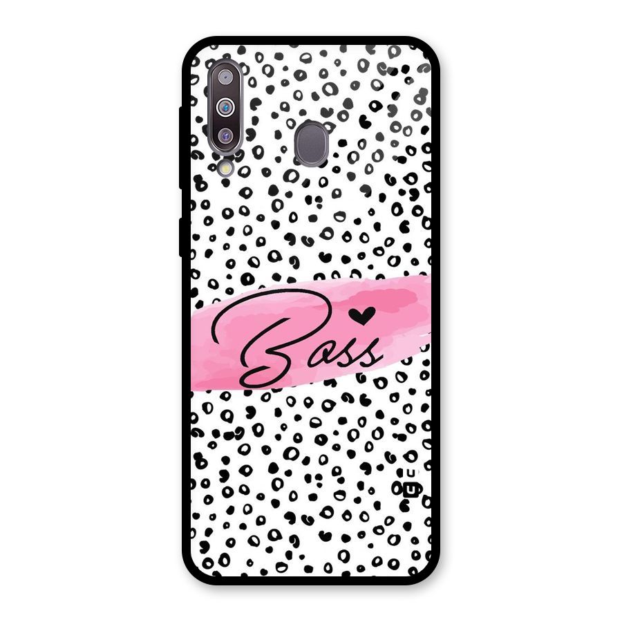 Polka Boss Glass Back Case for Galaxy M30