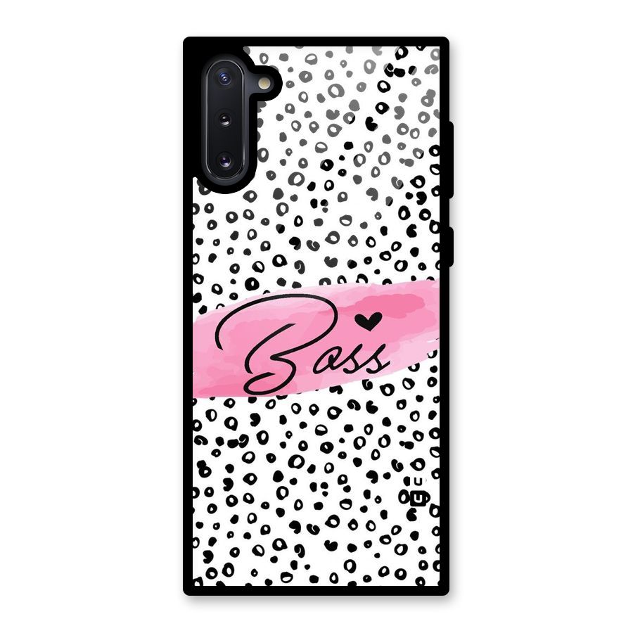 Polka Boss Glass Back Case for Galaxy Note 10